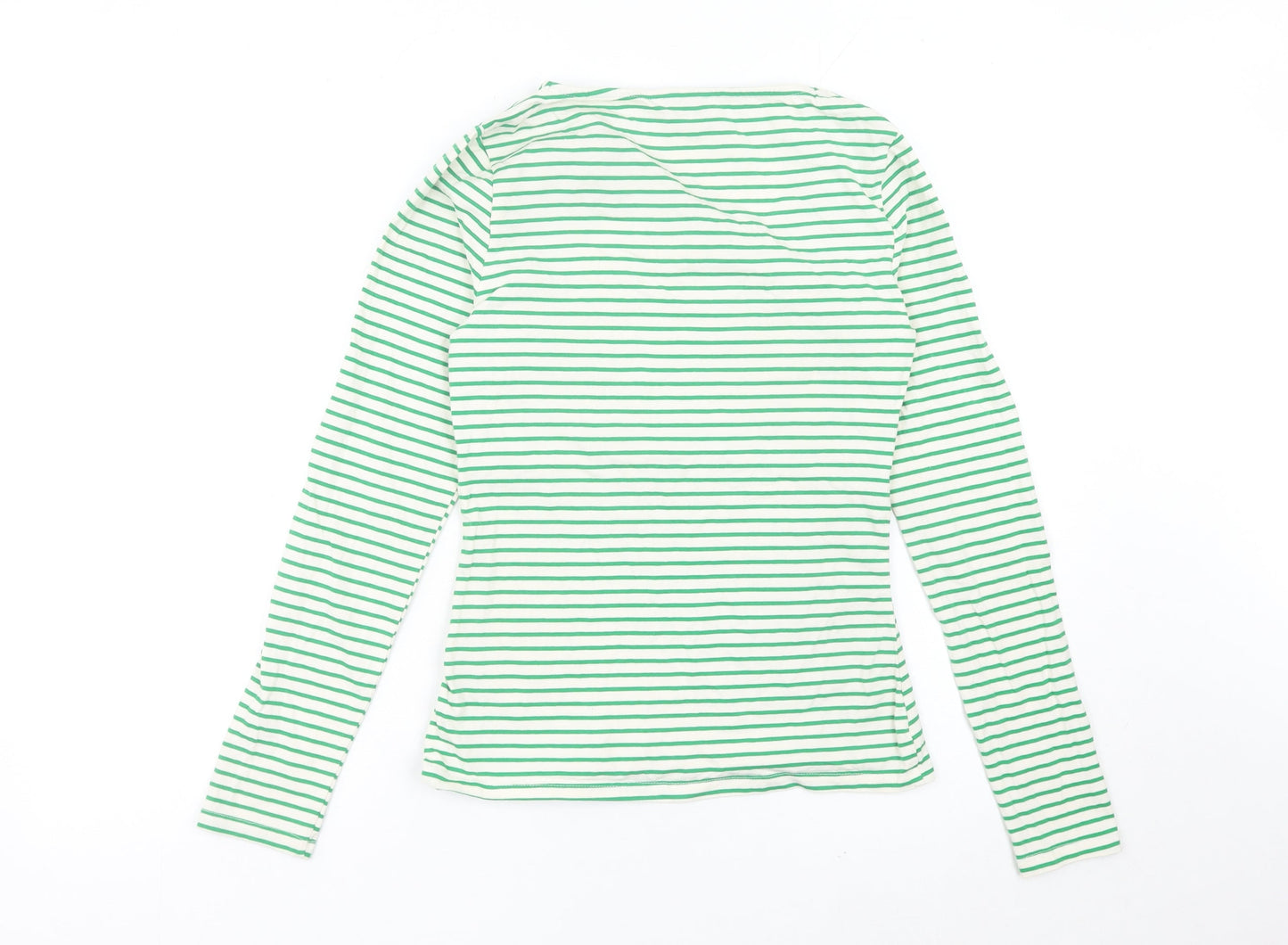 Womens UK Size S Warehouse Green Basic T-Shirt