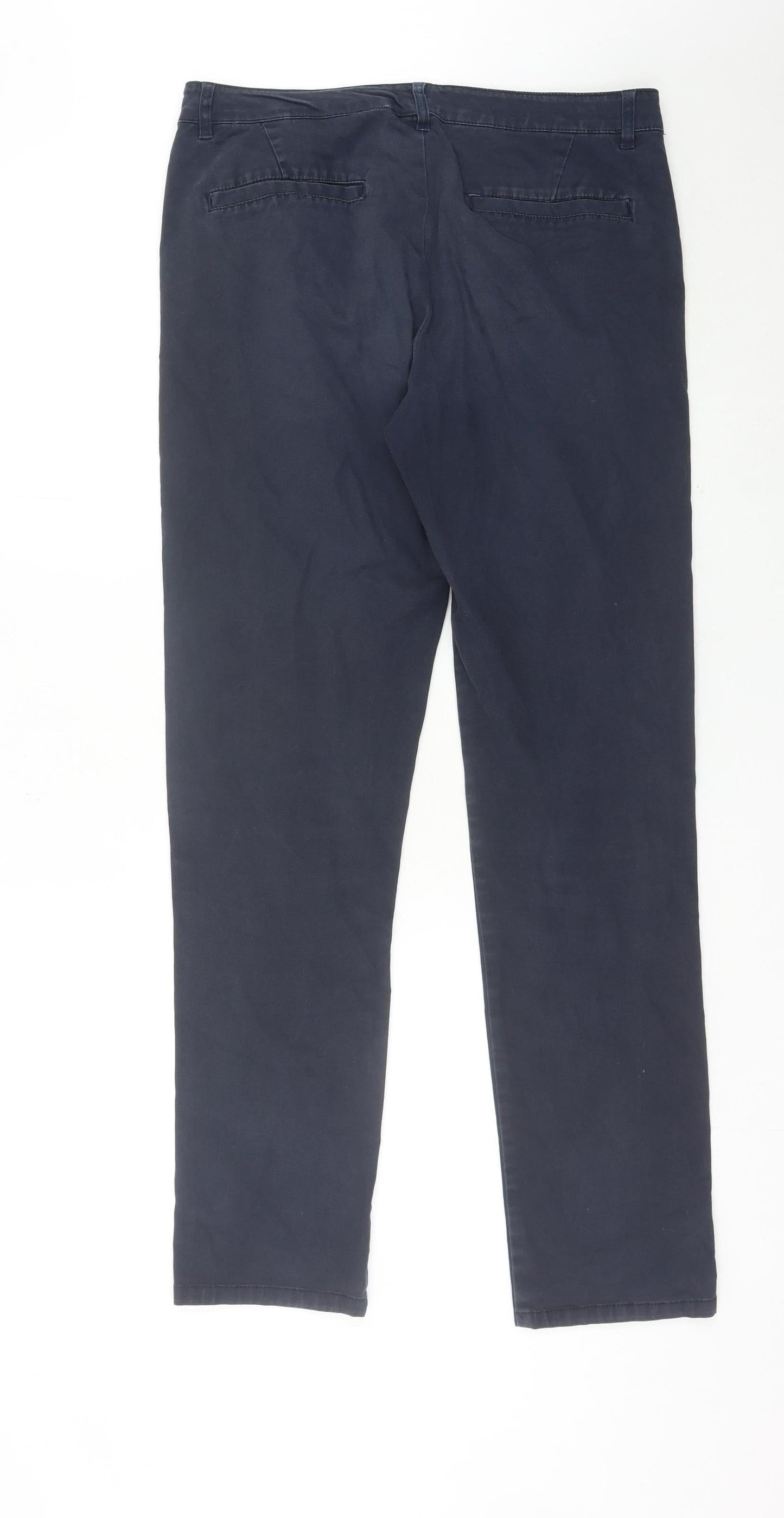 ASOS Men’s Blue Chino Trousers Size L W32 L34 Slim Fit