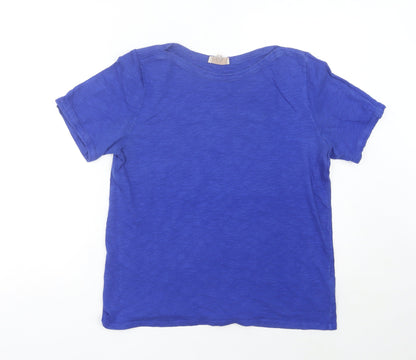 Womens UK Size 14 Phase Eight Blue Basic T-Shirt