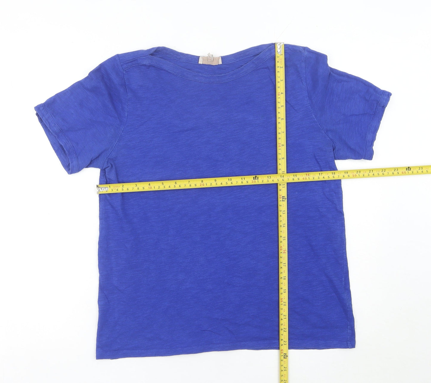 Womens UK Size 14 Phase Eight Blue Basic T-Shirt