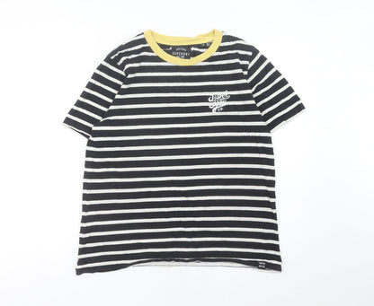 Womens UK Size 10 Superdry Black Basic T-Shirt