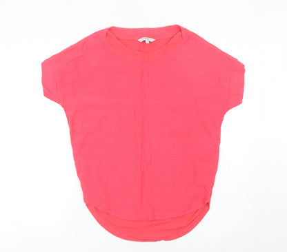 Womens UK Size 12 NEXT Pink Basic T-Shirt