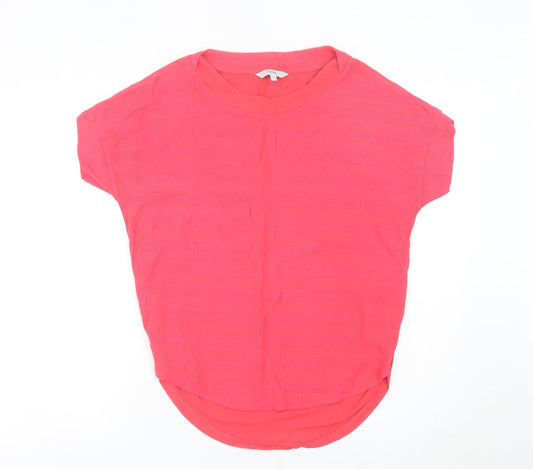 Womens UK Size 12 NEXT Pink Basic T-Shirt