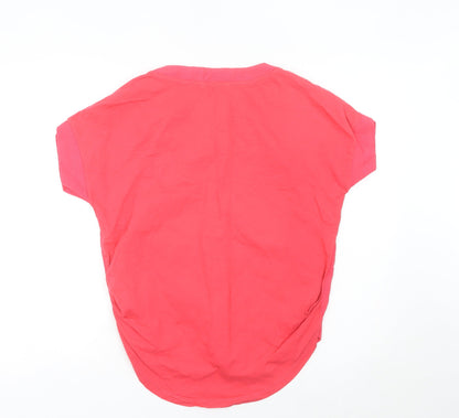 Womens UK Size 12 NEXT Pink Basic T-Shirt