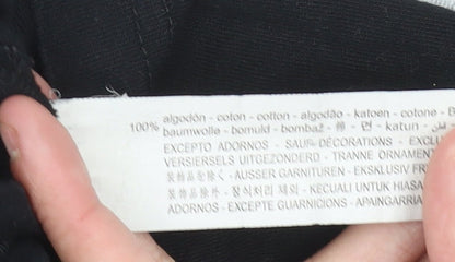 Zara Men Black Steve McQueen Graphic T-Shirt Size L