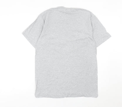 Womens UK Size M Friends Grey Basic T-Shirt