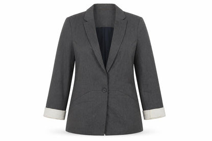 Womens UK Size 8 Zara Basic Regular Grey Blazer