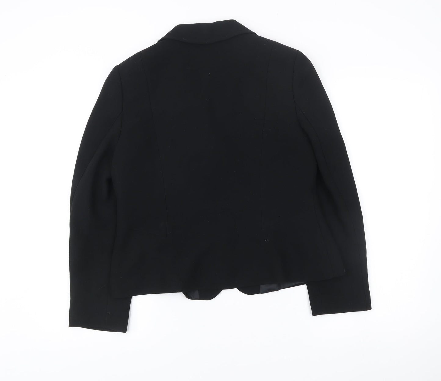 Precis Petite Womens Black Size 10 Tailored Suit Jacket Blazer