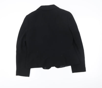 Precis Petite Womens Black Size 10 Tailored Suit Jacket Blazer