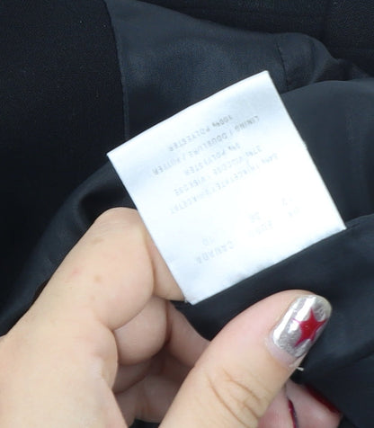 Precis Petite Womens Black Size 10 Tailored Suit Jacket Blazer