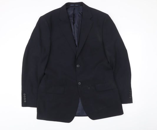 Mens UK Size 40 NEXT Regular Black Suit Jacket