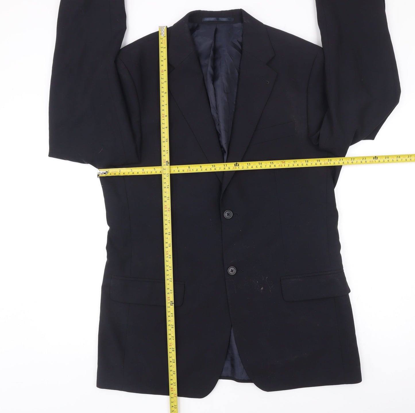 Mens UK Size 40 NEXT Regular Black Suit Jacket