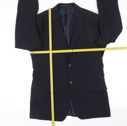 Mens UK Size 40 NEXT Regular Black Suit Jacket