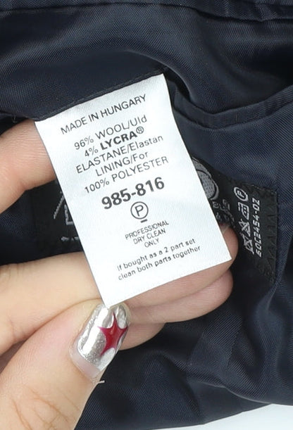 Mens UK Size 40 NEXT Regular Black Suit Jacket
