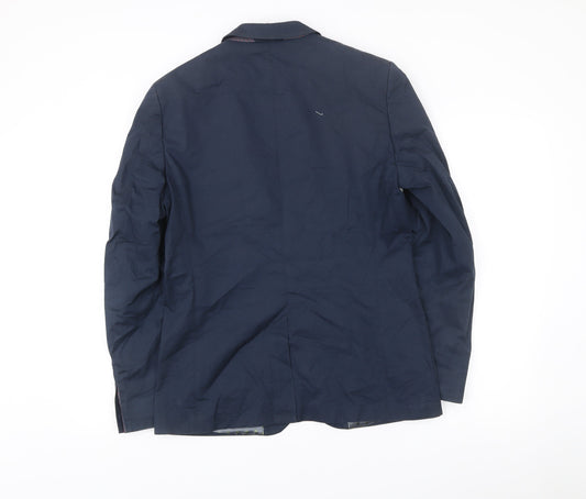 Mens UK Size 3 Ted Baker Regular Blue Suit Jacket