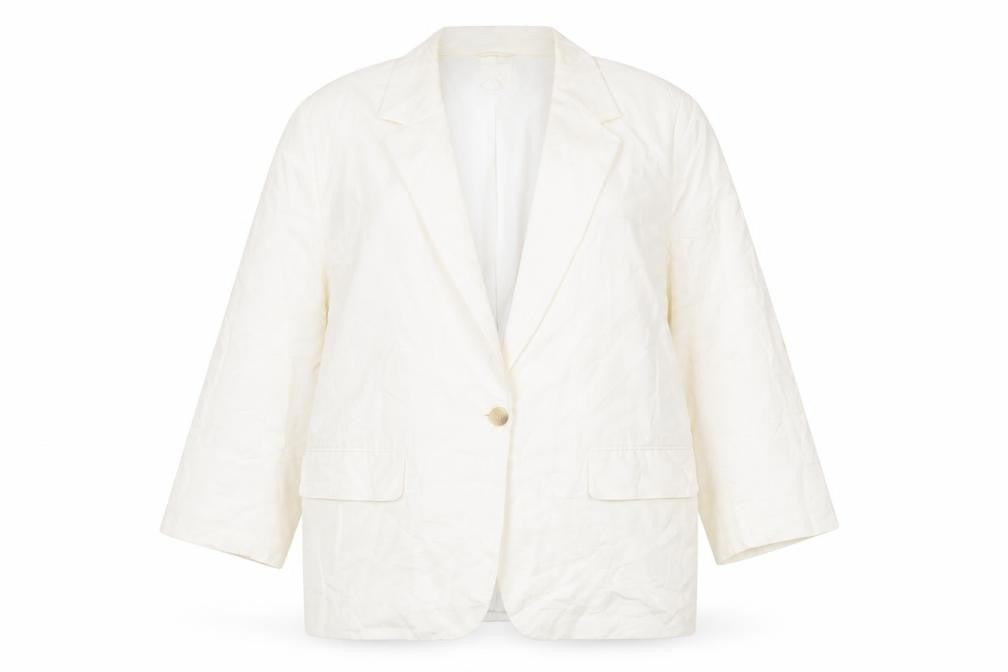 Womens UK Size XL H&M Regular Ivory Blazer