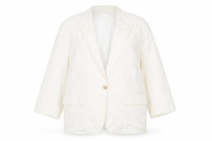 Womens UK Size XL H&M Regular Ivory Blazer