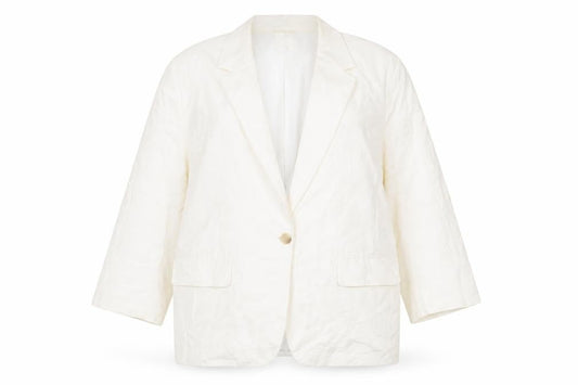 Womens UK Size XL H&M Regular Ivory Blazer