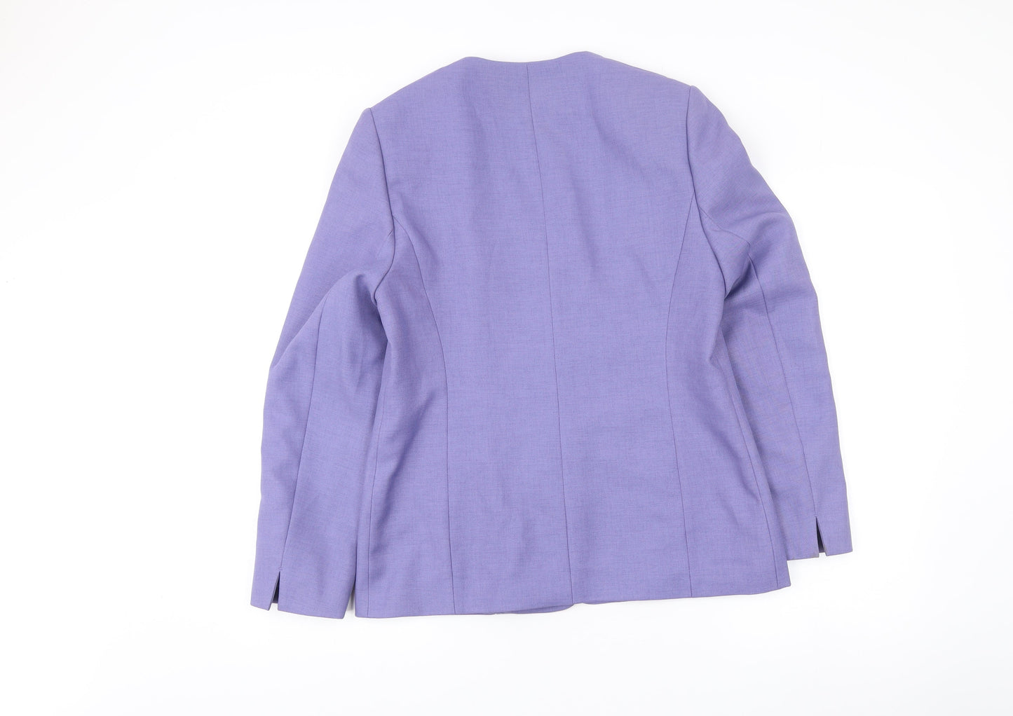 Debenhams Womens Purple Size 12 Tailored Blazer Jacket