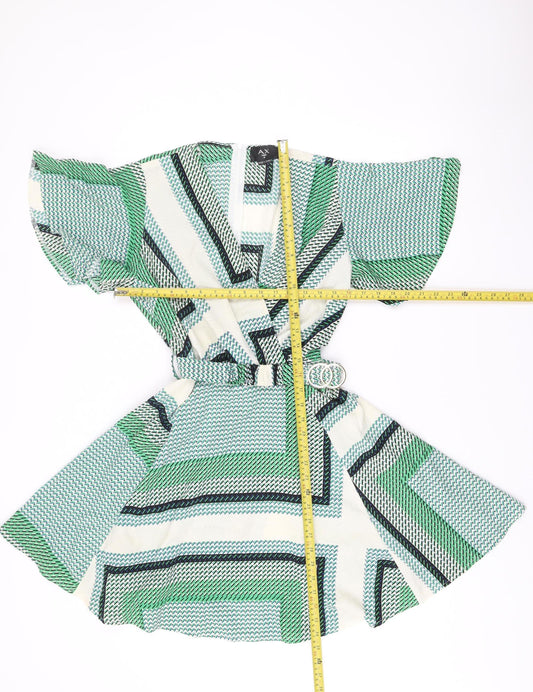 AX Paris Women’s Green Geometric Dress Size 8