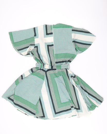 AX Paris Women’s Green Geometric Dress Size 8