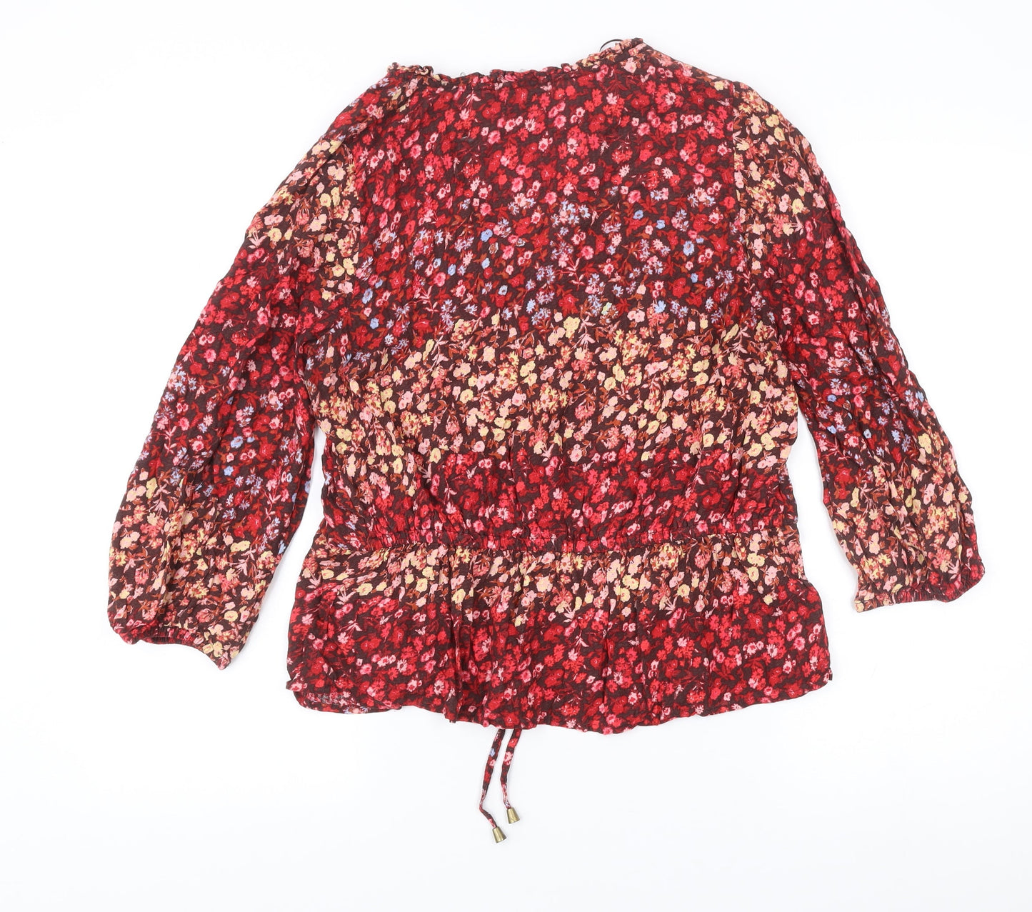 Womens UK Size 12 Red Herring Multicoloured Tunic Blouse