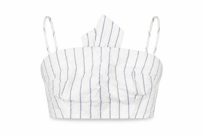 Womens UK Size 12 New Look White Cropped Tank