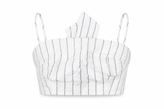 Womens UK Size 12 New Look White Cropped Tank