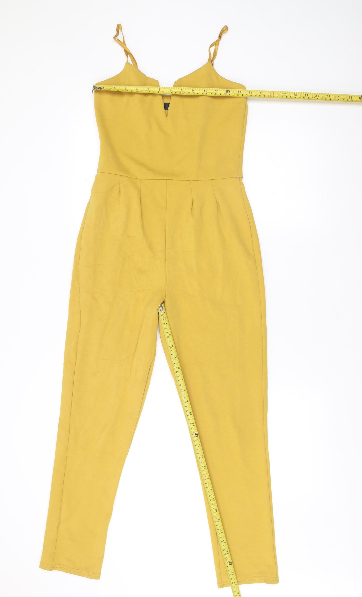 I-X London Women’s Yellow Size 10 Sleeveless Jumpsuit