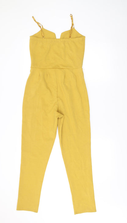 I-X London Women’s Yellow Size 10 Sleeveless Jumpsuit