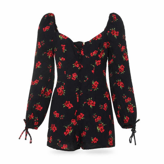 Womens UK Size XS Urban Outfitters One-Piece Black Playsuit