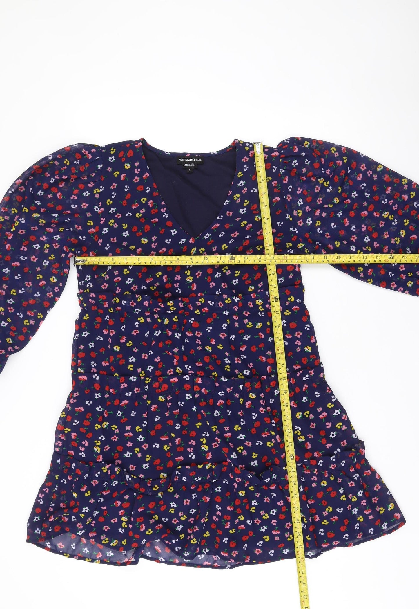 Wednesday's Girl Women's Multicoloured Floral Skater Dress Size S