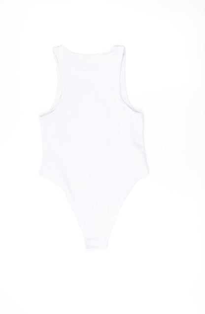 Quiz Women’s White Size 8 Camisole Tank Top Slim Fit Sleeveless