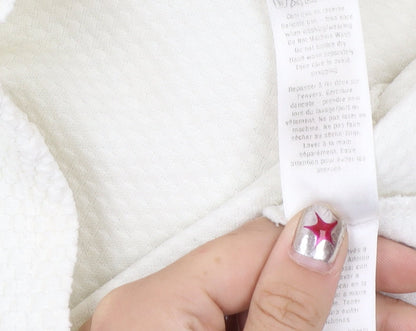 Miss Selfridge Petites Women’s White Size 14 Bodycon Mini Dress