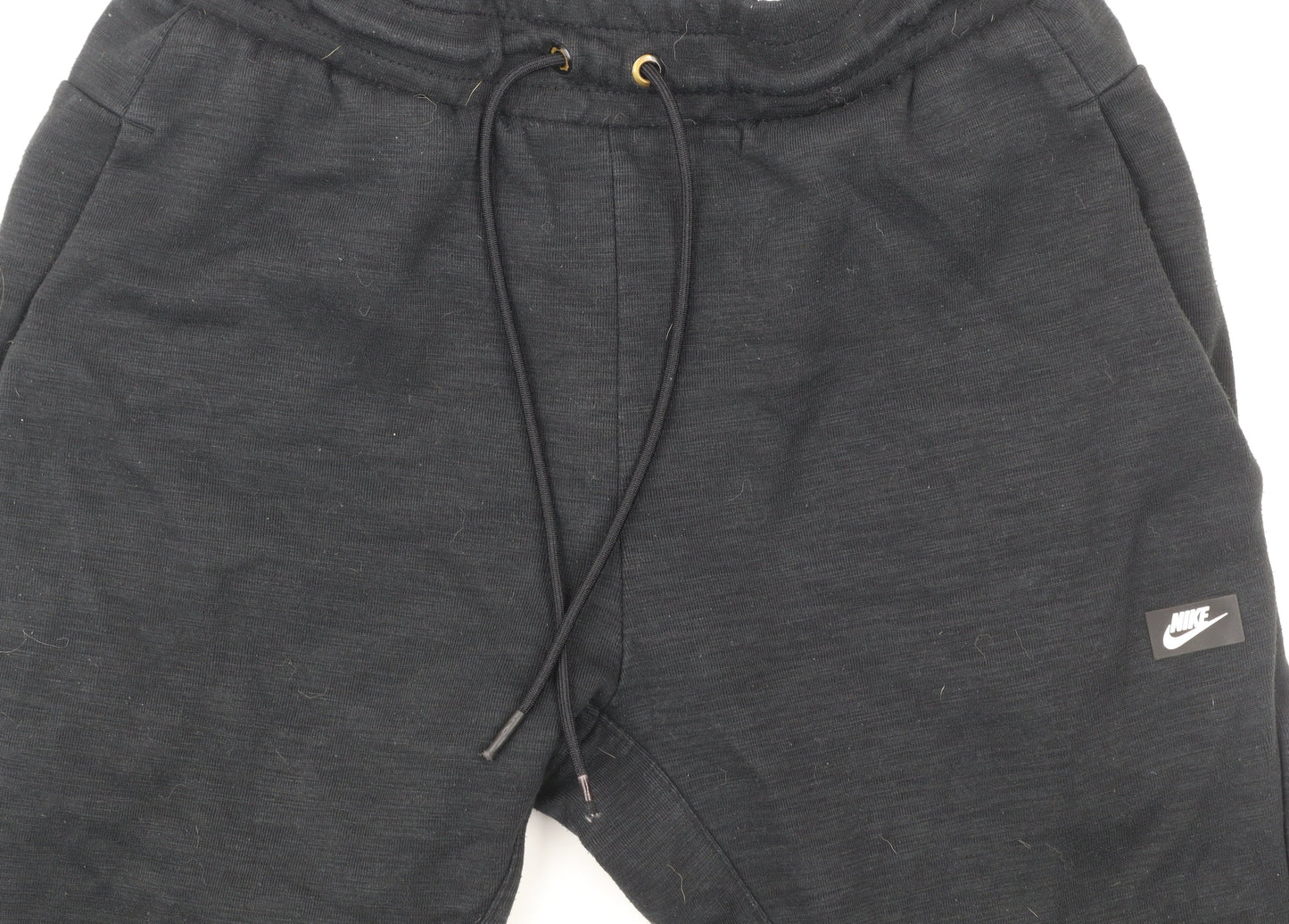 Nike Men’s Black Jogger Trousers Size S Cotton Blend Activewear