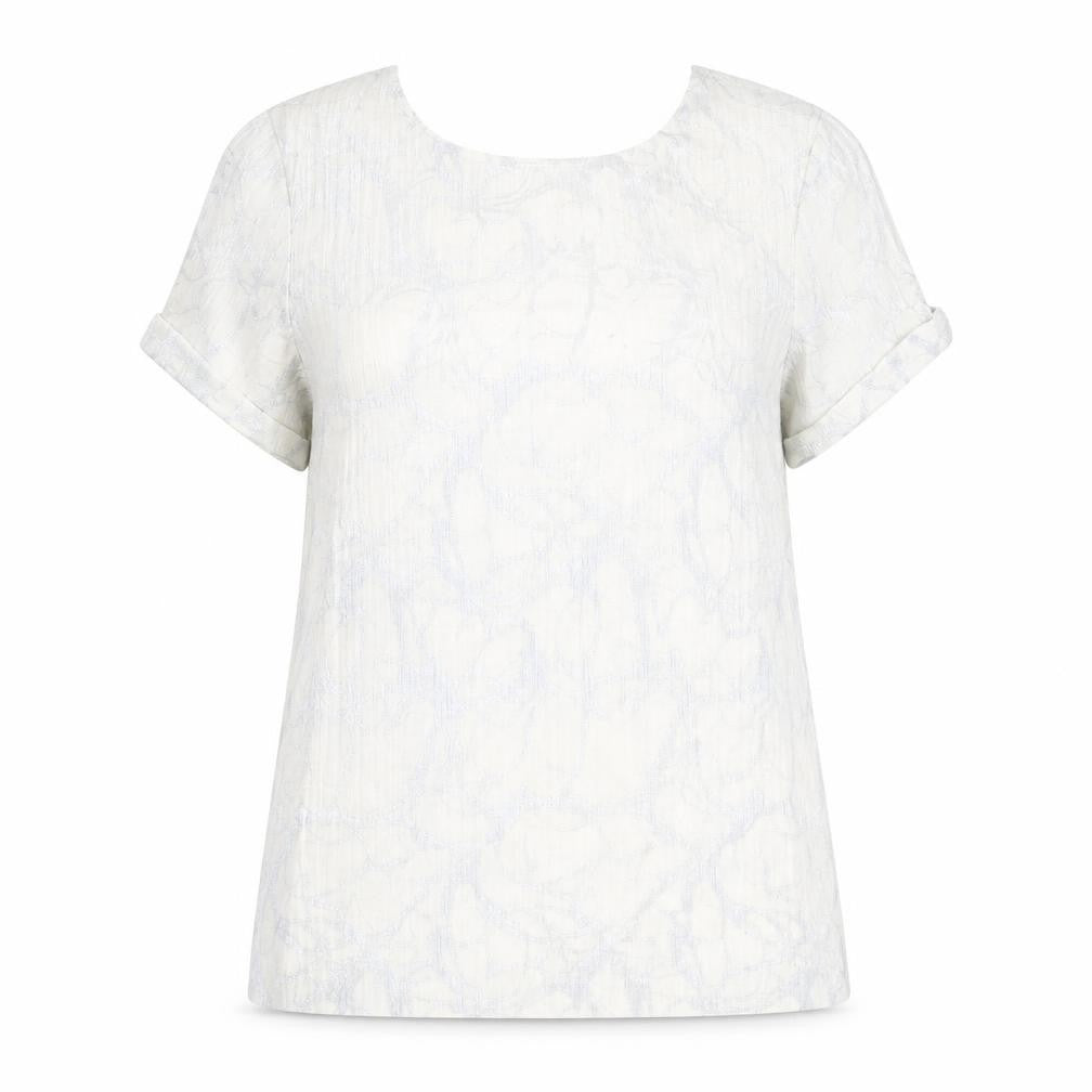 Womens UK Size M Klass Ivory Basic Blouse