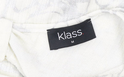 Womens UK Size M Klass Ivory Basic Blouse