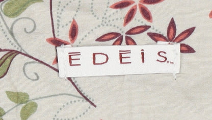 EDEIS Women’s Grey A-Line Cotton Knee Length Skirt UK 18