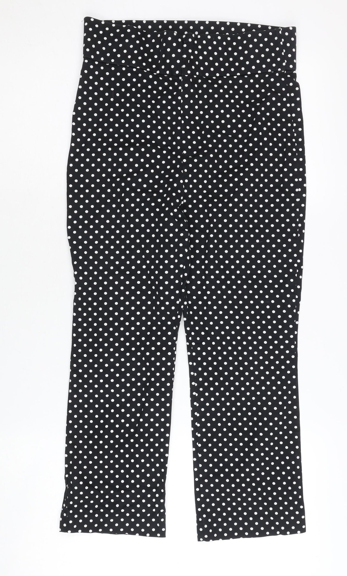 Womens UK Size 12 Zara Slim Fit Casual Business Workwear Party/Cocktail Black Tr