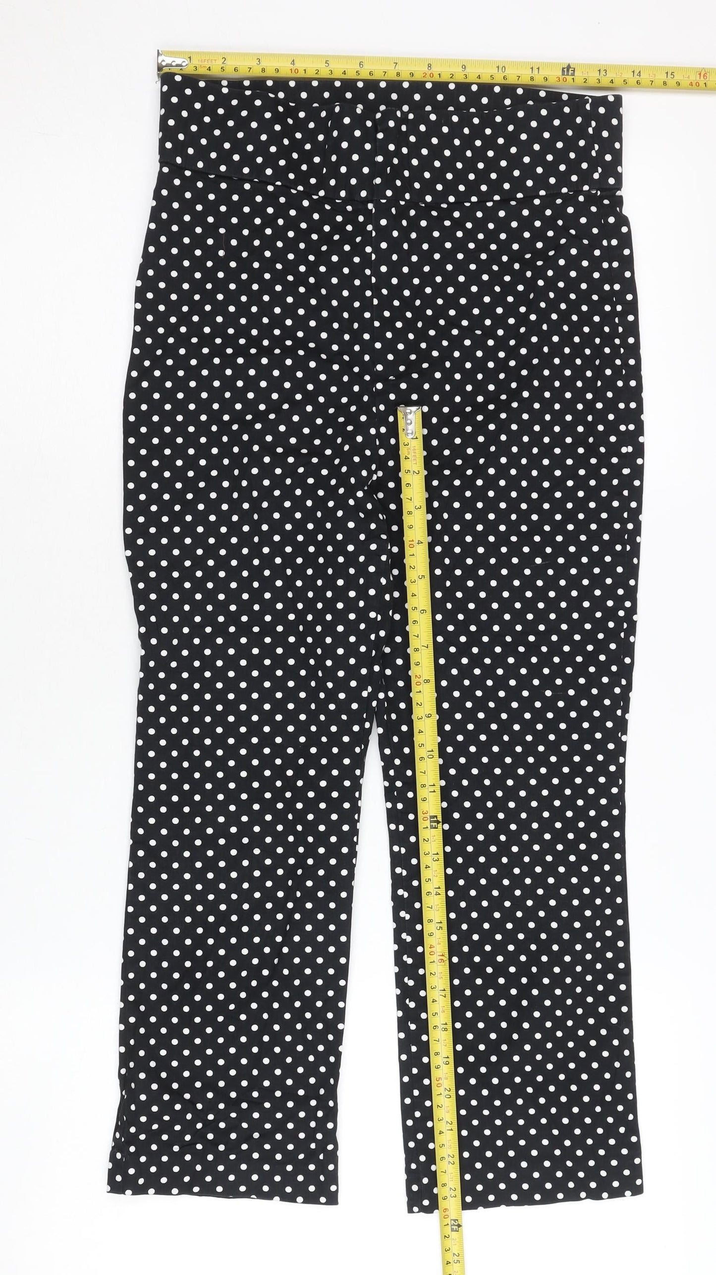 Womens UK Size 12 Zara Slim Fit Casual Business Workwear Party/Cocktail Black Tr