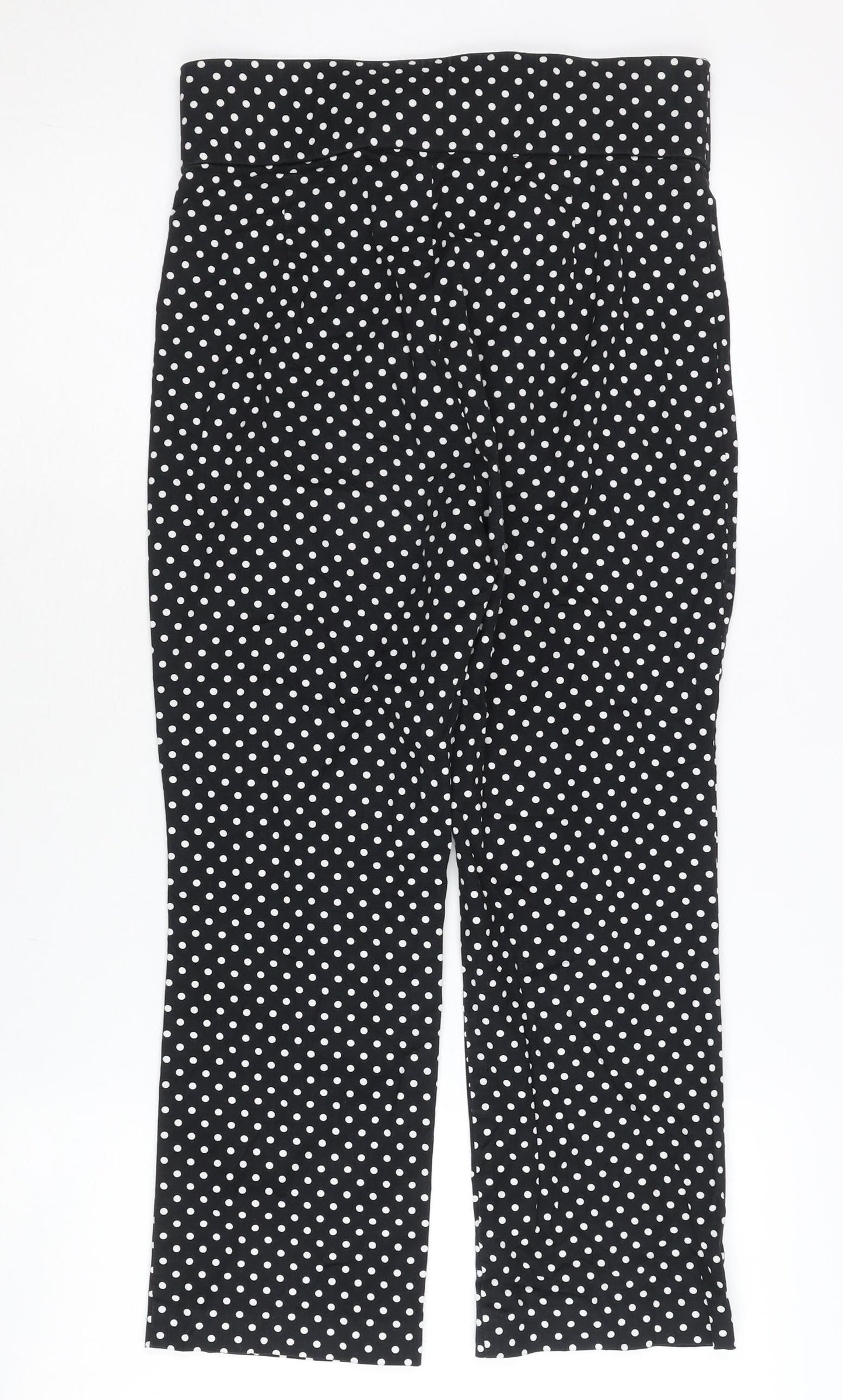 Womens UK Size 12 Zara Slim Fit Casual Business Workwear Party/Cocktail Black Tr