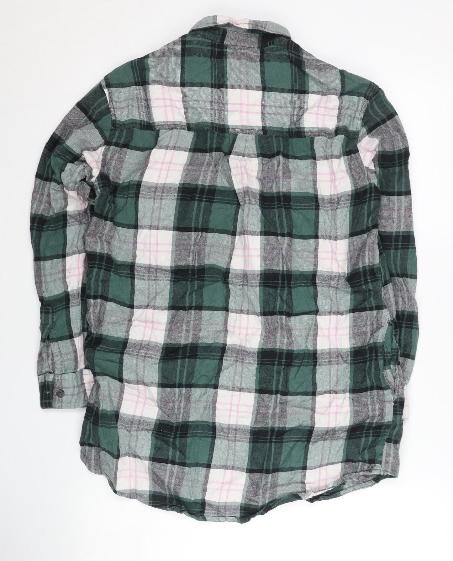 Womens UK Size 8 Topshop Multicoloured Basic Button-Up