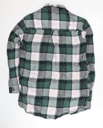 Womens UK Size 8 Topshop Multicoloured Basic Button-Up