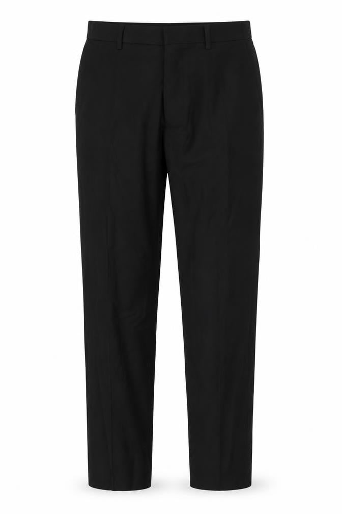 Mens UK Size 31 Calvin Klein Regular Fit Dress Pants Black Trousers