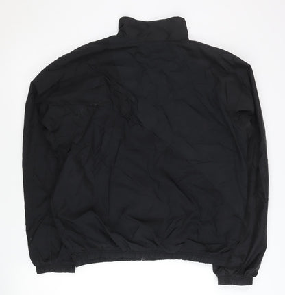 Adidas Men’s Black Track Jacket S Regular Fit Full Zip Sportswear