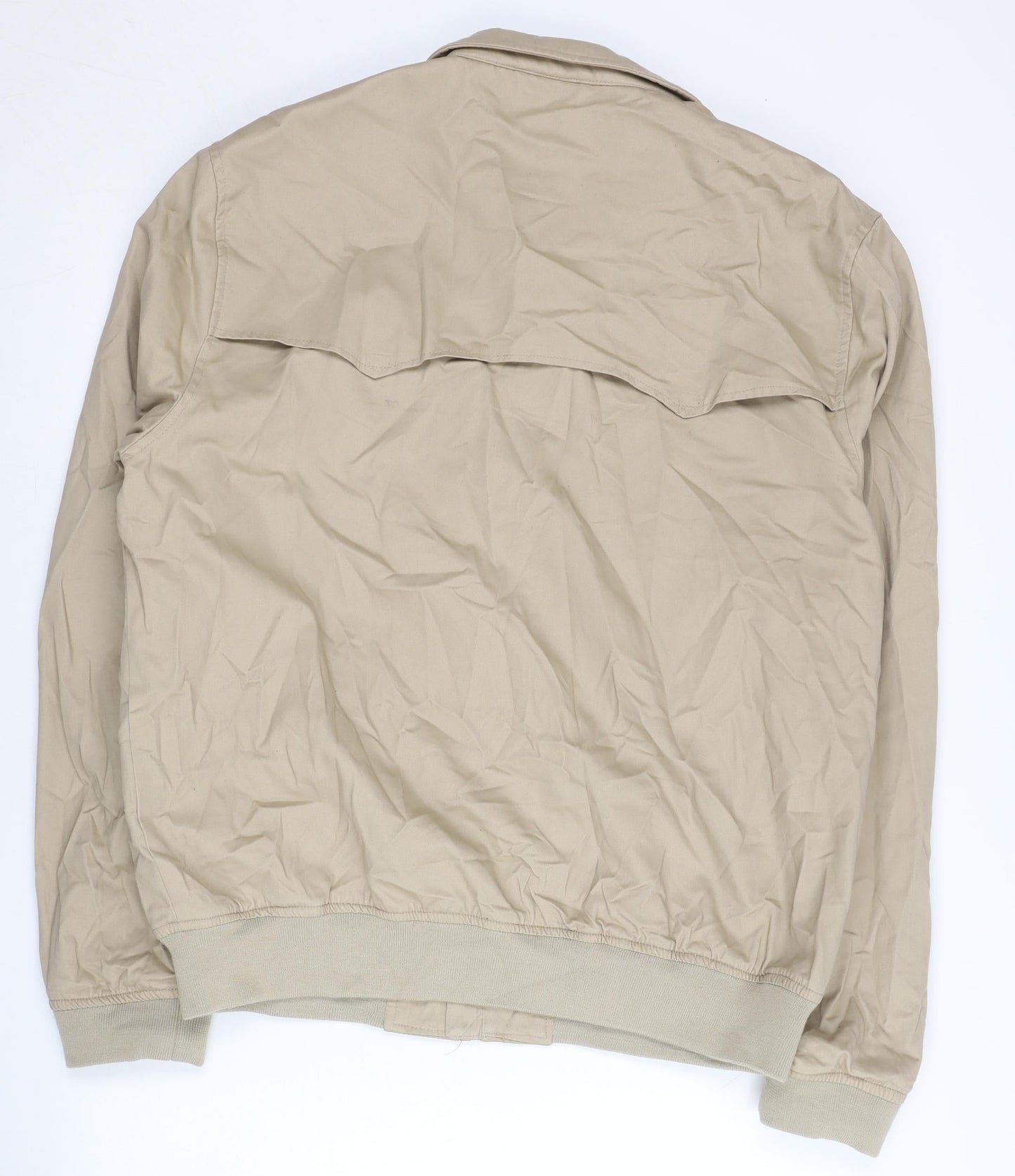 Mens UK Size XL Topman Beige Bomber Jacket