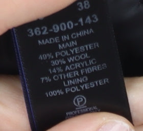 Next Women’s Multicoloured Plaid Wrap Short Skirt Size 10 Wool Blend