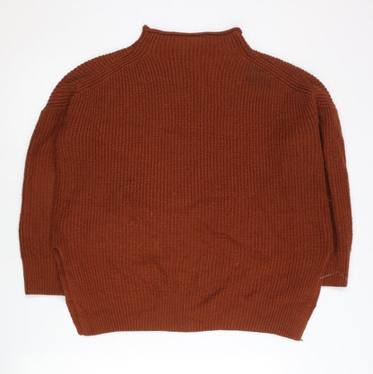 Womens UK Size 8 Topshop Brown Pullover Jumper