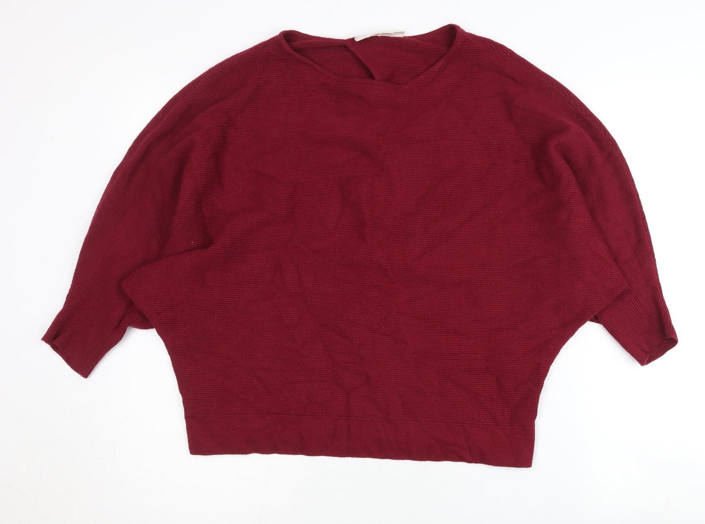 Womens UK Size M JoJo Maman Bébé Red Cardigan Jumper