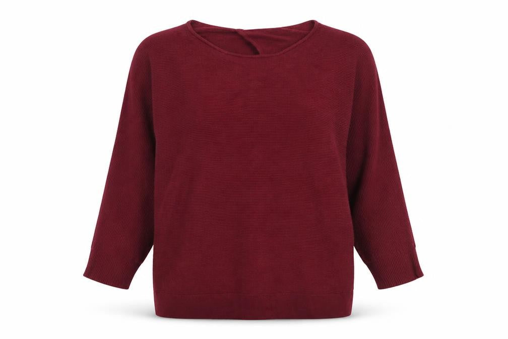 Womens UK Size M JoJo Maman Bébé Red Cardigan Jumper